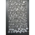 Diamond crystal beaded curtain